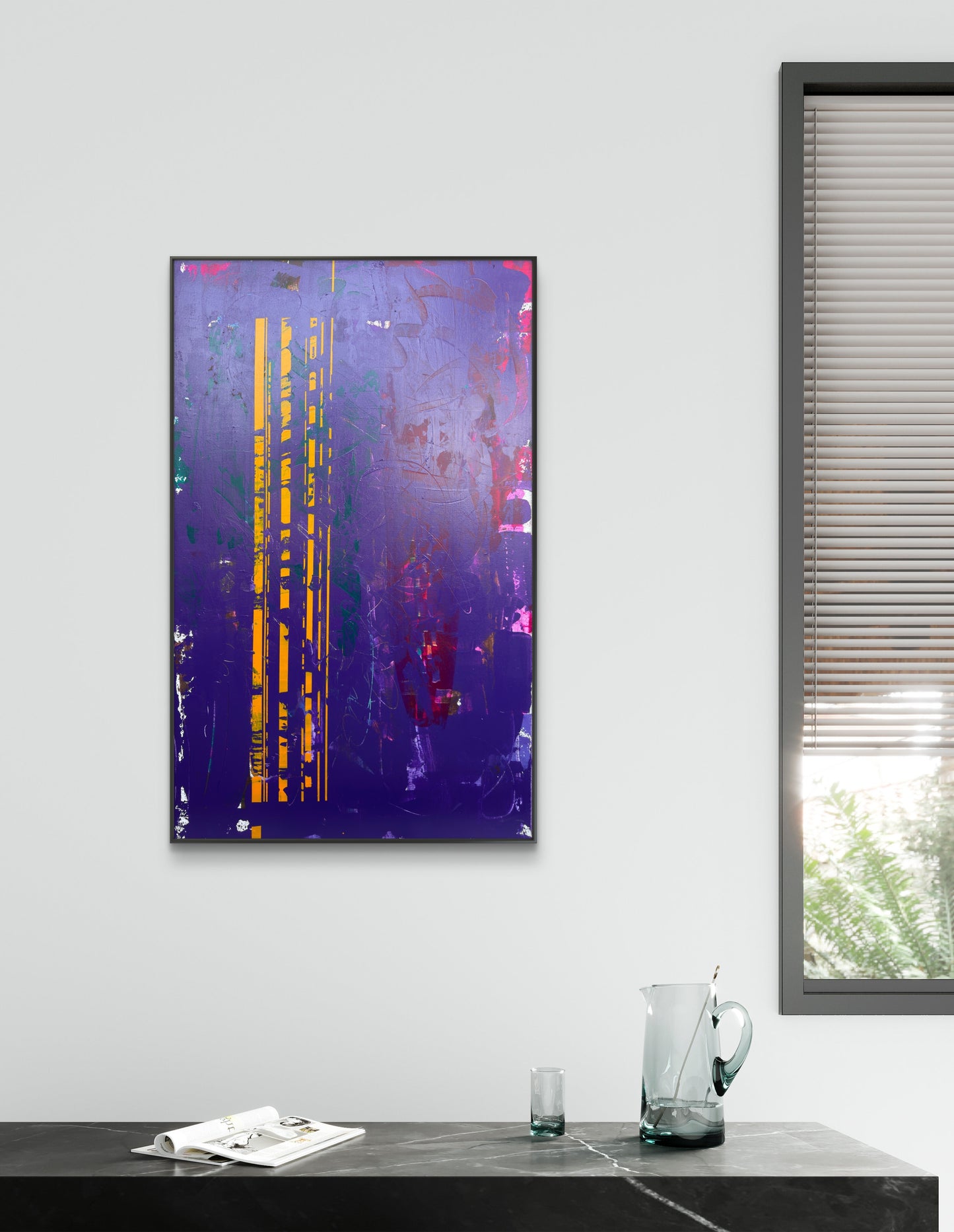 DeMorado – Pintura Original en Acrílico sobre Lienzo | Arte de Fabio Gómez