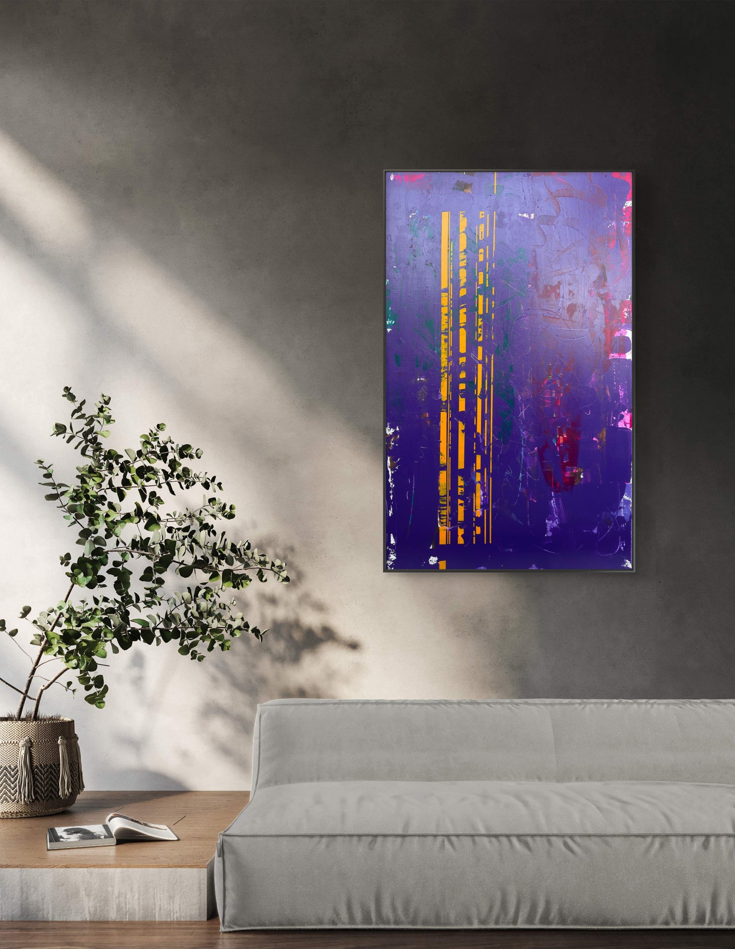 DeMorado – Pintura Original en Acrílico sobre Lienzo | Arte de Fabio Gómez