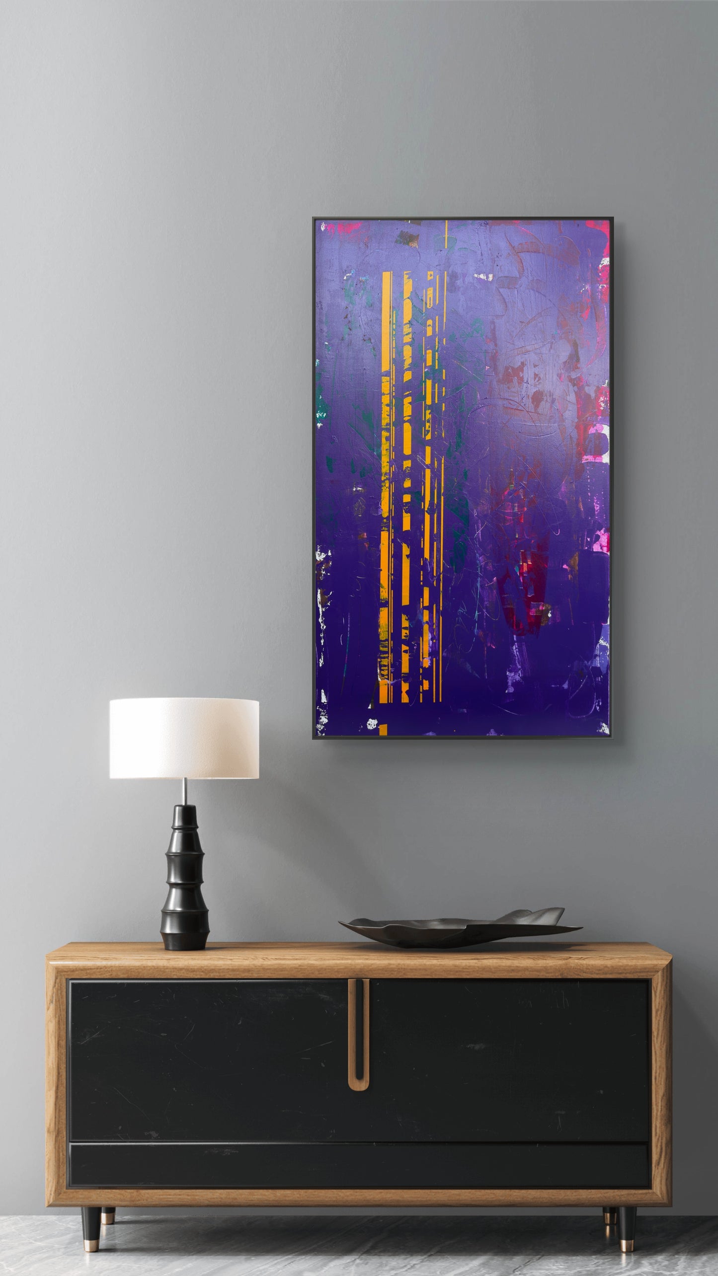 DeMorado – Pintura Original en Acrílico sobre Lienzo | Arte de Fabio Gómez