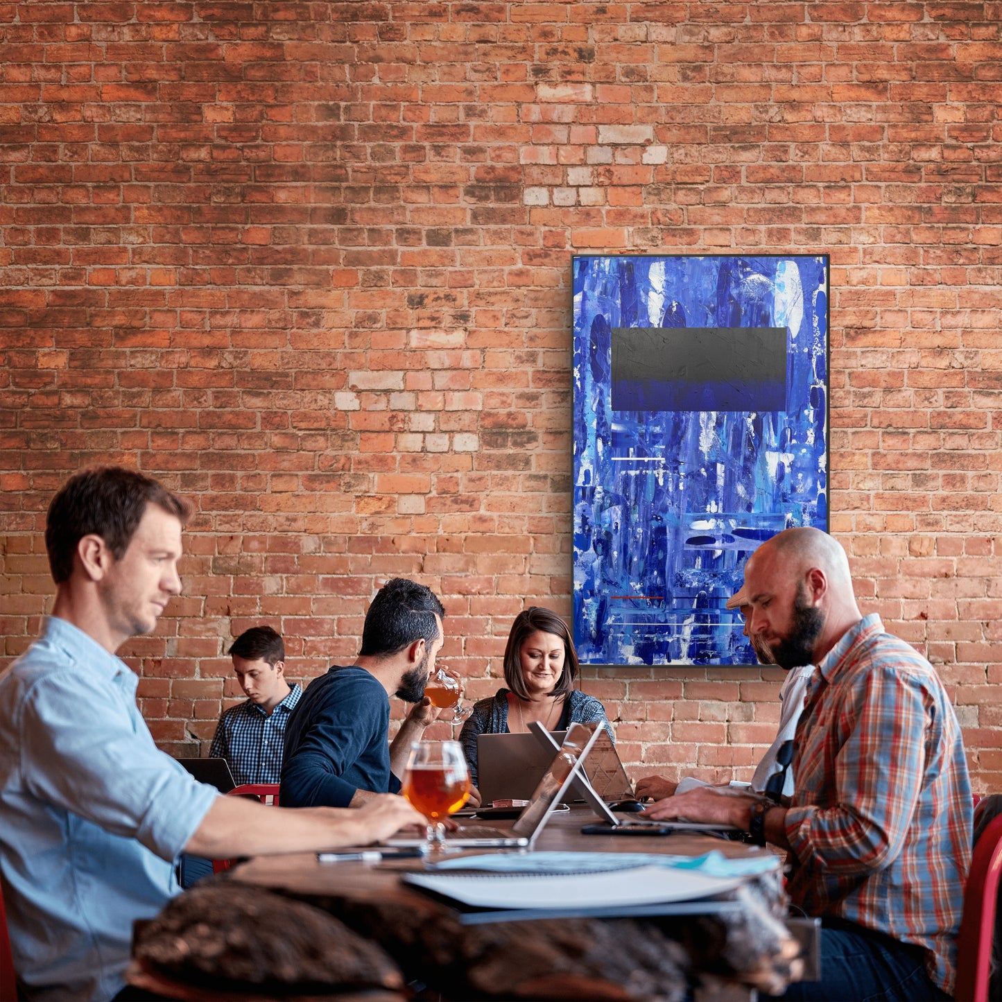 Waves – Cuadro Original en Acrílico sobre Lienzo | Fabio Gómez