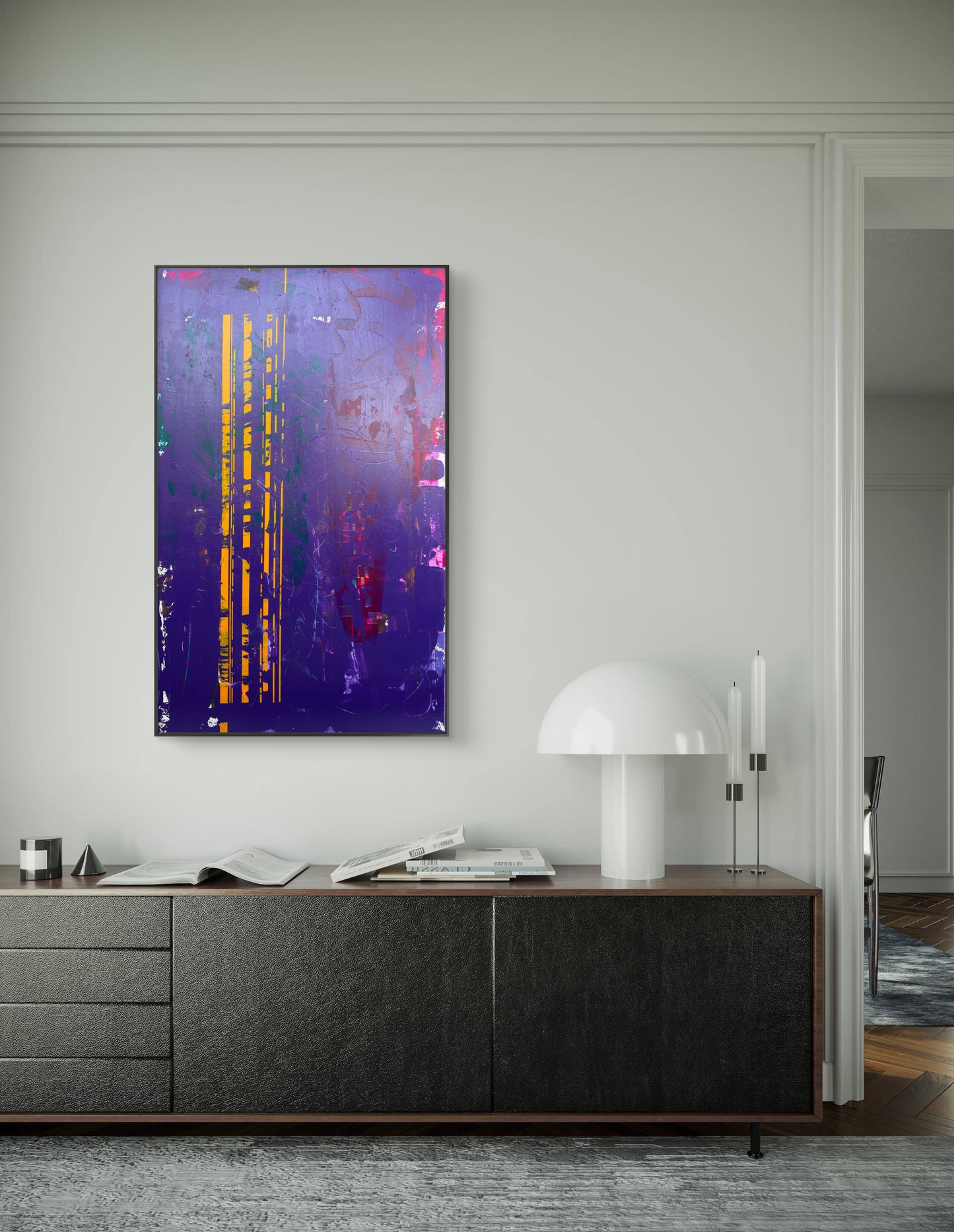 DeMorado – Pintura Original en Acrílico sobre Lienzo | Arte de Fabio Gómez